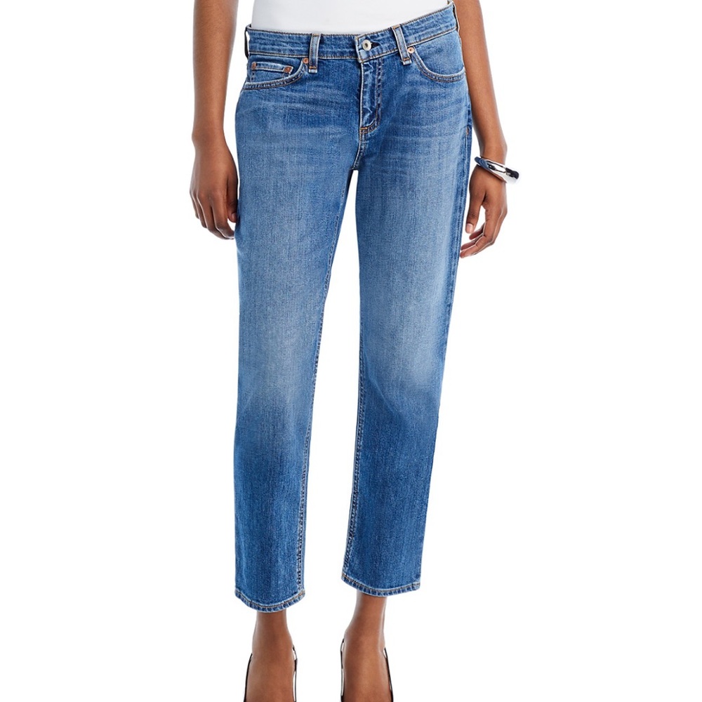 Slim Straight Women’s Jeans in Dark Blue - Size 26